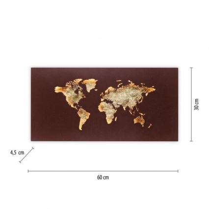 Paul Neuhaus 9056-48 - LED Nástěnné dekorační svítidlo MAP LED/25W/230V 3000K