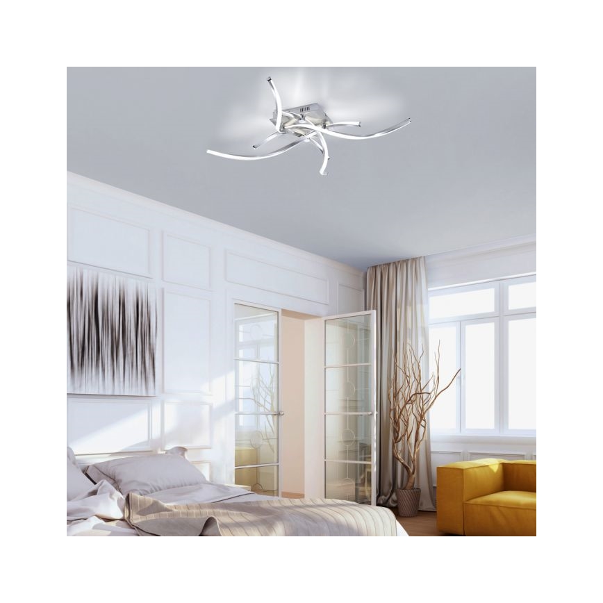 Paul Neuhaus 9144-55 - LED Stmívatelný přisazený lustr POLINA LED/27W/230V