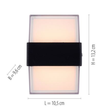 Paul Neuhaus 9480-13 - LED Venkovní nástěnné svítidlo CARA LED/8W/230V IP44