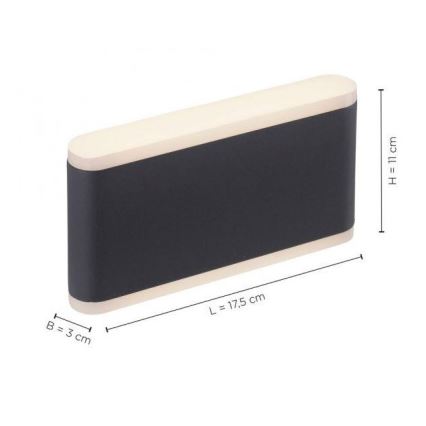 Paul Neuhaus 9483-13 - LED Venkovní nástěnné svítidlo ELSA 2xLED/5,4W/230V IP65
