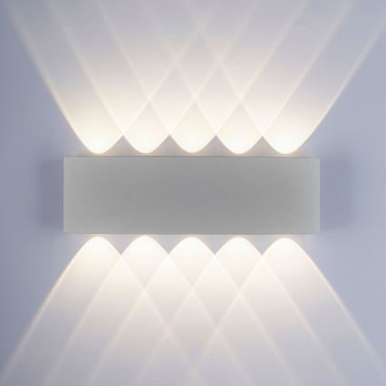 Paul Neuhaus 9489-21 - LED Venkovní nástěnné svítidlo CARLO 10xLED/0,8W/230V IP54