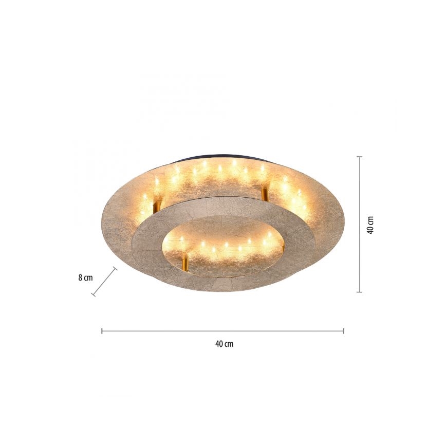 Paul Neuhaus 9620-12 - LED Stropní svítidlo NEVIS LED/18W/230V zlatá
