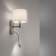 Paul Neuhaus 9646-55 - LED Nástěnná lampička ROBIN 1xE27/40W/230V + LED/2,1W bílá