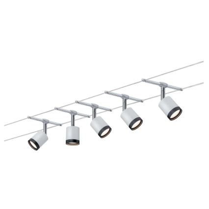 Paulmann 3981 - SADA 5xLED/4W Bodové svítidlo do lankového systému TUBE 230V