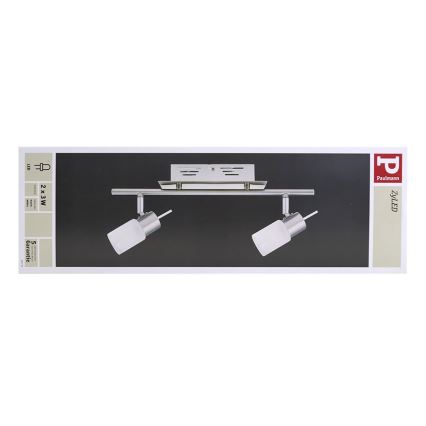 Paulmann 66559 - LED Bodové svítidlo ZYLED 2xLED/3W/230V