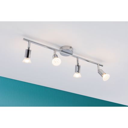 Paulmann 66753 - 4xGU10/10W IP44 Koupelnové bodové svítidlo CAROLINA 230V