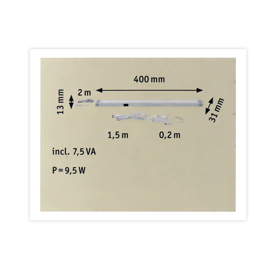 Paulmann 70443 - LED/6,5W Osvětlení nábytku se senzorem SENSELIGHT 230V