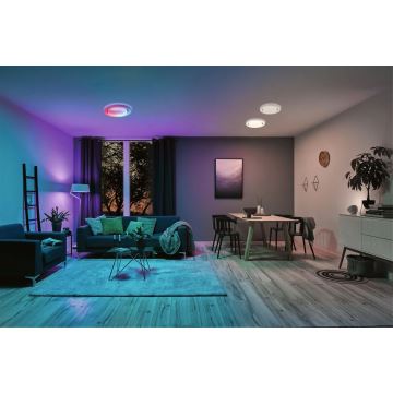 Paulmann 70546 - LED RGBW/22W Stmívatelné stropní svítidlo RAINBOW 230V 3000-6500K + dálkové ovládání