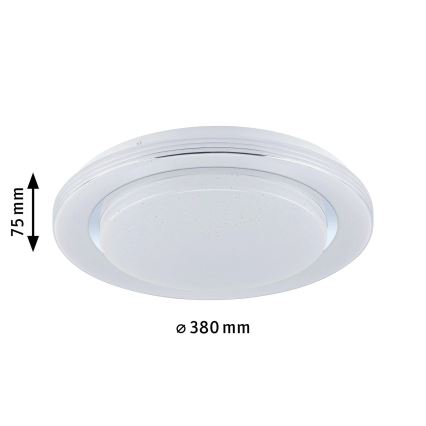 Paulmann 70546 - LED RGBW/22W Stmívatelné stropní svítidlo RAINBOW 230V 3000-6500K + dálkové ovládání