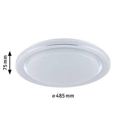 Paulmann 70547 - LED RGBW/38,5W Stmívatelné stropní svítidlo RAINBOW 230V 3000-6500K + dálkové ovládání