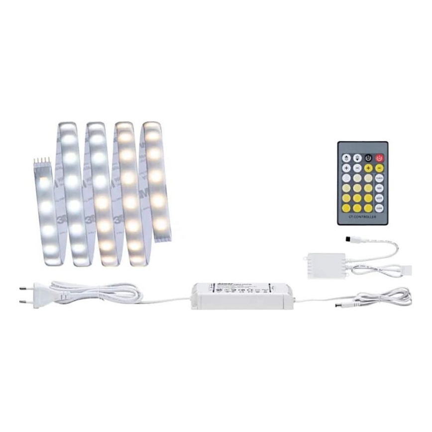 Paulmann 70623 - LED/10W IP44 Stmívatelný koupelnový pásek MAXLED 1,5 m 2700-6500K 230V + dálkové ovládání
