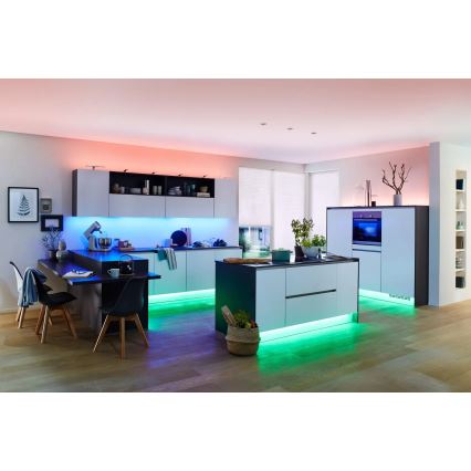 Paulmann 70627 - LED RGB/18W IP44 Stmívatelný koupelnový pásek MAXLED 1,5 m 230V + dálkové ovládání