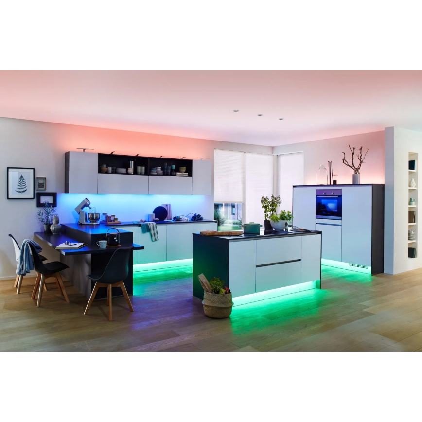 Paulmann 70627 - LED RGB/18W IP44 Stmívatelný koupelnový pásek MAXLED 1,5 m 230V + dálkové ovládání