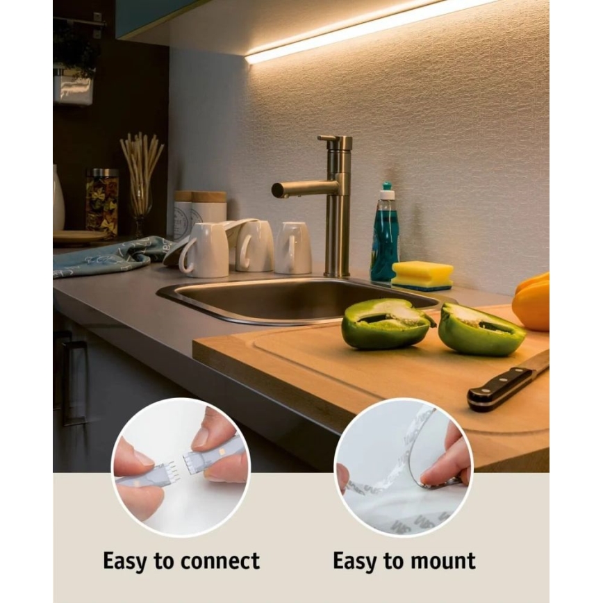 Paulmann 70671 - LED/18W IP44 Stmívatelný koupelnový pásek MAXLED 1,5 m 6500K 230V