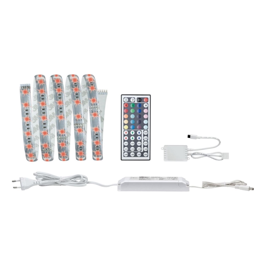Paulmann 70674 - LED RGB/22W Stmívatelný pásek MAXLED 1,5 m 230V + dálkové ovládání