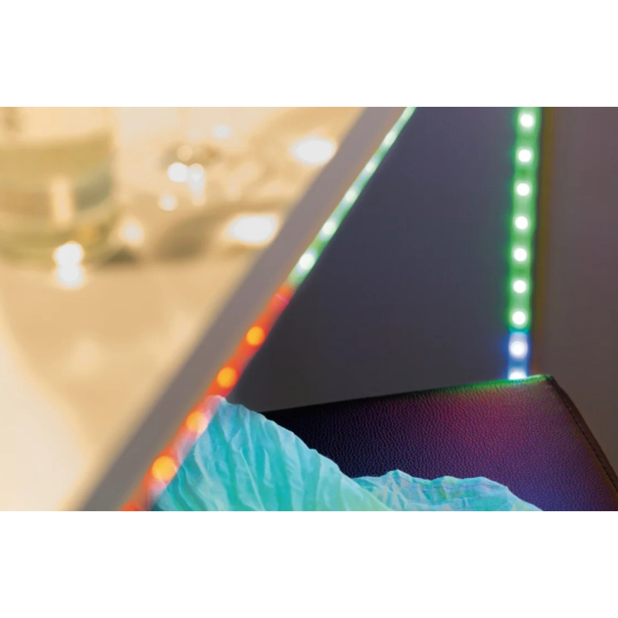 Paulmann 70697 - LED RGBW/10,5W Stmívatelný pásek DIGITAL 4,8m 230V + dálkové ovládání