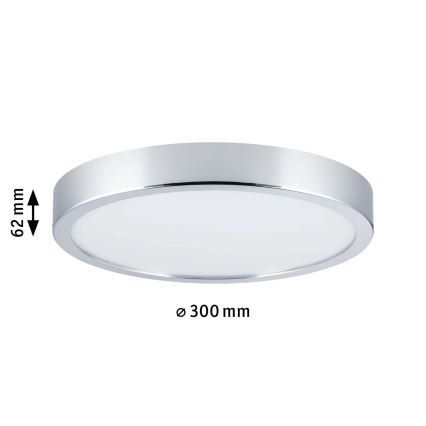 Paulmann 70882-LED/22,5W IP44 Stmívatelné koupelnové stropní svítidlo AVIAR 230V