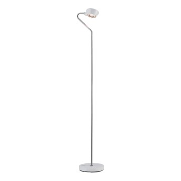 Paulmann 70920 - LED/7,5W Stmívatelná stojací lampa RAMOS 230V bílá/lesklý chrom