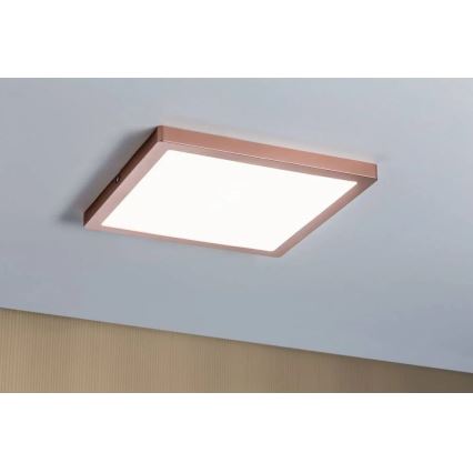Paulmann 70941 - LED/20W Přisazený panel ATRIA 230V 4000K 30x30 cm rose gold
