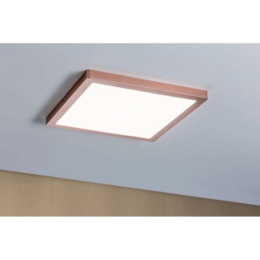 Paulmann 70941 - LED/20W Přisazený panel ATRIA 230V 4000K 30x30 cm rose gold