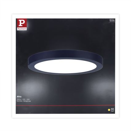 Paulmann 70986  - LED/22W Stropní svítidlo ABIA 230V tmavě modrá