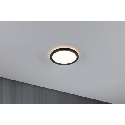 Paulmann 70997 - LED/11,2W Přisazený panel ATRIA 230V 3000K pr. 19 cm černá