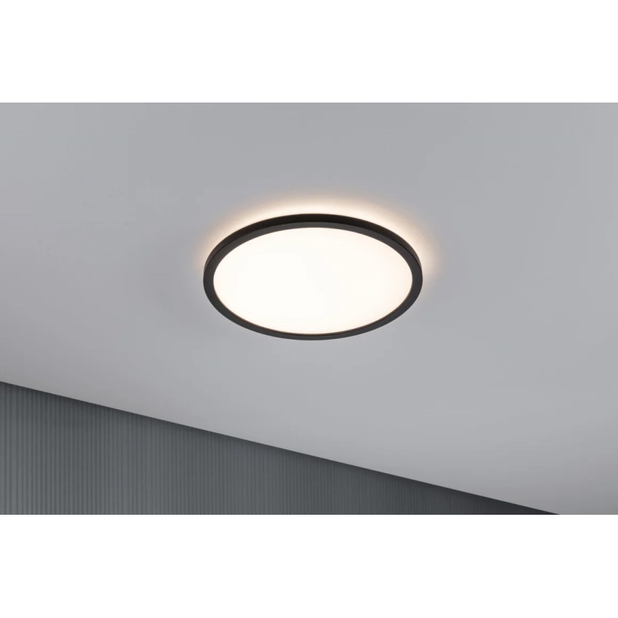 Paulmann 70998 - LED/16W Přisazený panel ATRIA 230V 3000K pr. 29,3 cm černá