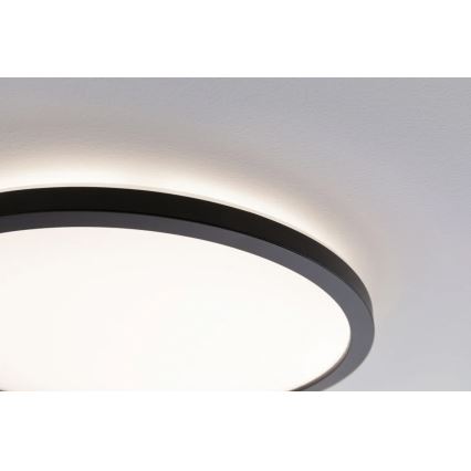 Paulmann 70998 - LED/16W Přisazený panel ATRIA 230V 3000K pr. 29,3 cm černá