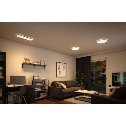 Paulmann 70999 - LED/22W Stmívatelný panel ATRIA 230V 3000K pr. 42 cm černá