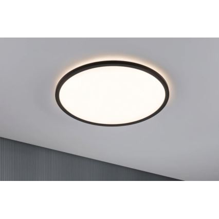 Paulmann 70999 - LED/22W Stmívatelný panel ATRIA 230V 3000K pr. 42 cm černá
