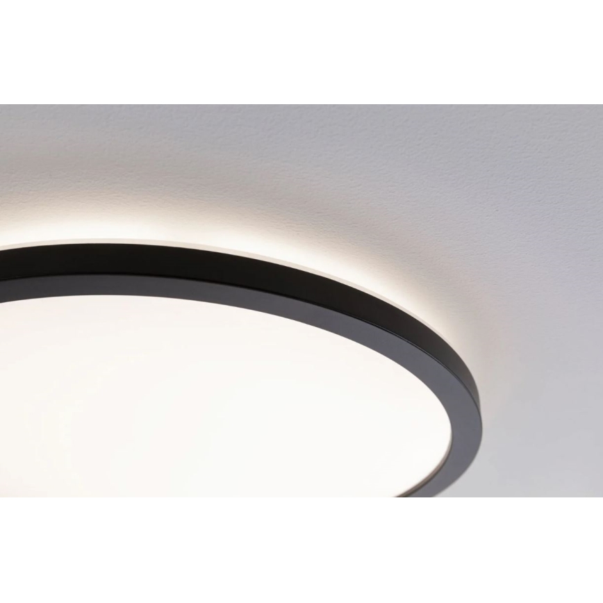 Paulmann 70999 - LED/22W Stmívatelný panel ATRIA 230V 3000K pr. 42 cm černá