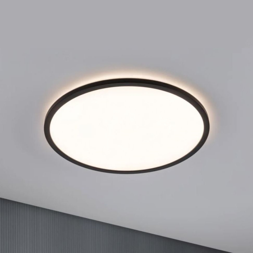 Paulmann 70999 - LED/22W Stmívatelný panel ATRIA 230V 3000K pr. 42 cm černá