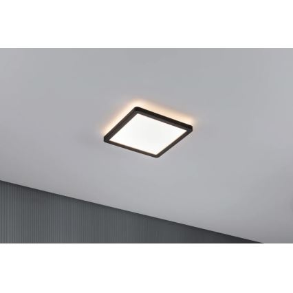 Paulmann 71000 - LED/11,2W Přisazený panel ATRIA 230V 3000K 19x19 cm černá