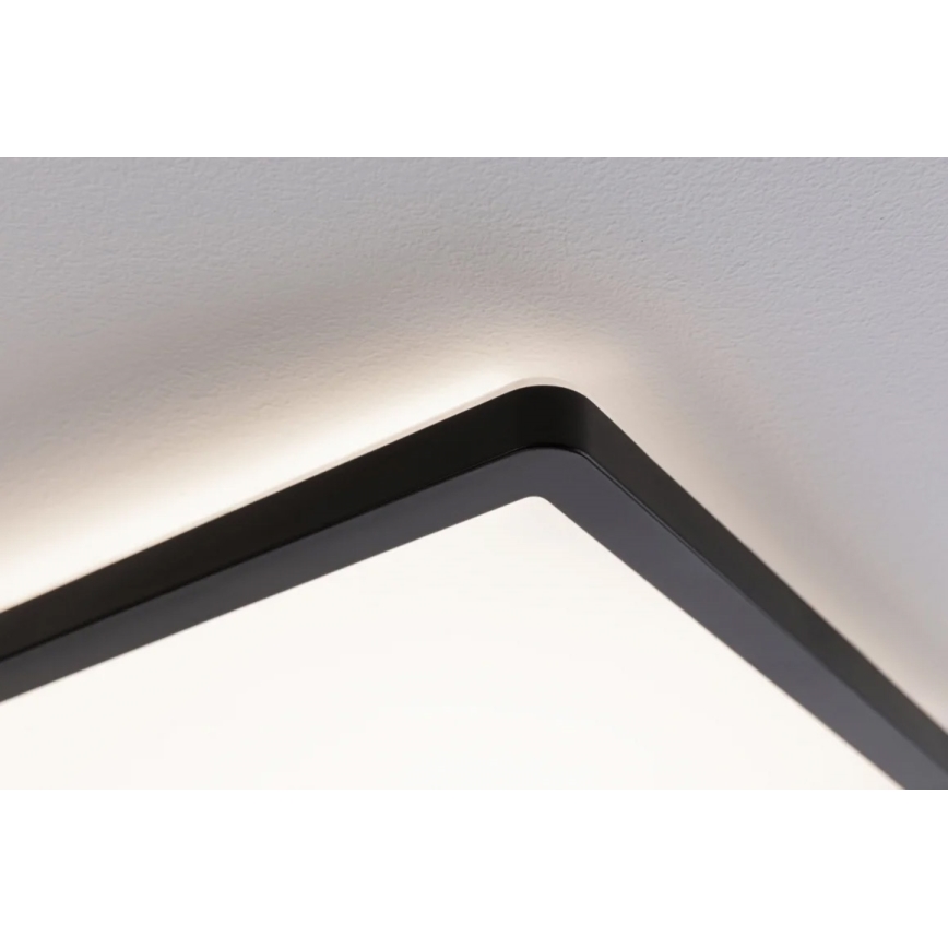 Paulmann 71000 - LED/11,2W Přisazený panel ATRIA 230V 3000K 19x19 cm černá