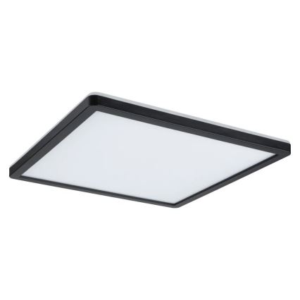 Paulmann 71001 - LED/16W Přisazený panel ATRIA 230V 3000K 29,3x29,3 cm černá