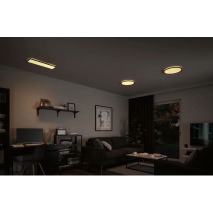 Paulmann 71002 - LED/22W Stmívatelný panel ATRIA 230V 3000K černá