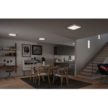 Paulmann 71009 - LED/22W Stmívatelný panel ATRIA 230V 4000K 42x42 cm matný chrom