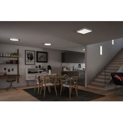 Paulmann 71009 - LED/22W Stmívatelný panel ATRIA 230V 4000K matný chrom