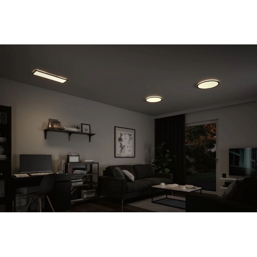 Paulmann 71016 - LED/22W Stmívatelný panel ATRIA 230V 4000K 42x42 cm černá