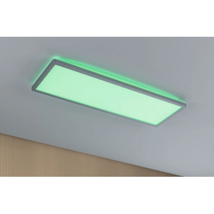 Paulmann 71020 - LED/20W RGBW Stmívatelný panel ATRIA 230V 4000K 20x58 cm + dálkové ovládání