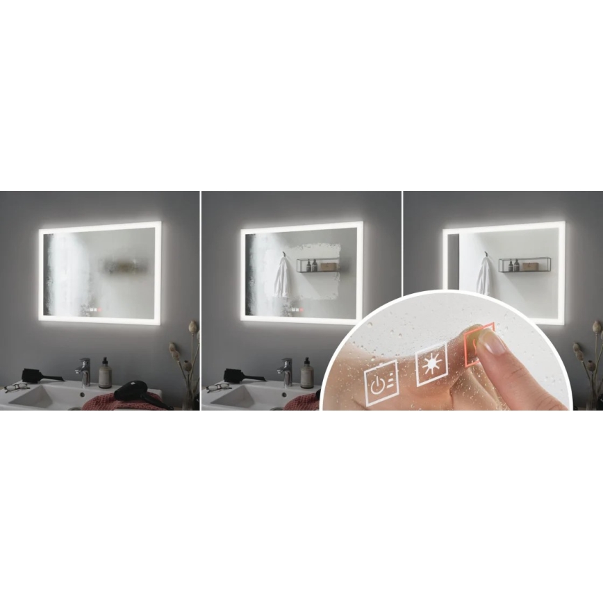 Paulmann 78951 - LED/22W IP44 Stmívatelné koupelnové vyhřívané zrcadlo s podsvícením 230V