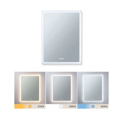 Paulmann 78951 - LED/22W IP44 Stmívatelné koupelnové vyhřívané zrcadlo s podsvícením 230V
