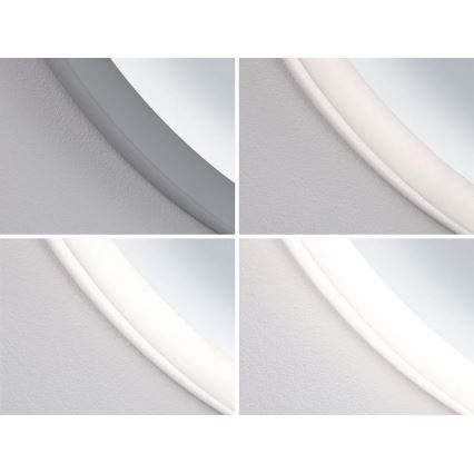 Paulmann 78952- LED/21W IP44 Stmívatelné koupelnové vyhřívané podsvícené zrcadlo MIRA 230V