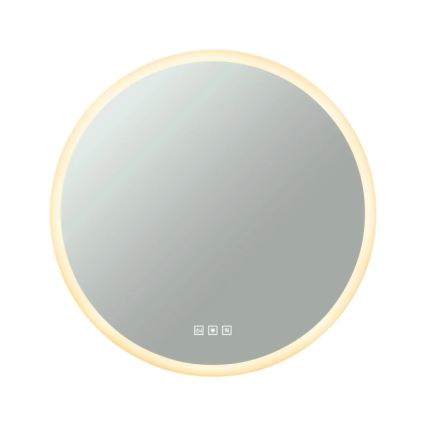 Paulmann 78952- LED/21W IP44 Stmívatelné koupelnové vyhřívané podsvícené zrcadlo MIRA 230V