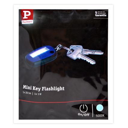 Paulmann 78968 - LED/1W Přívěšek na klíče MINI KEY