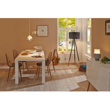 Paulmann 79633 - 1xE27/20W Stojací lampa RURIK 230V