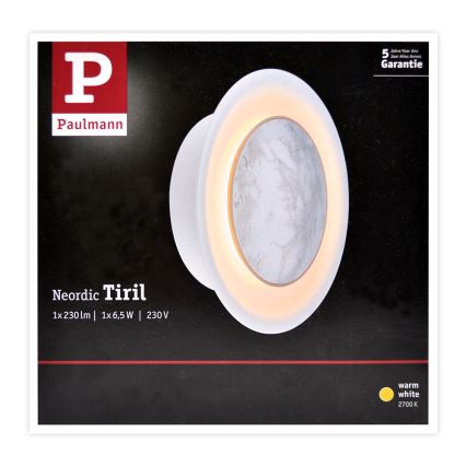 Paulmann 79700 - LED/6,5W Nástěnné svítidlo TIRIL 230V