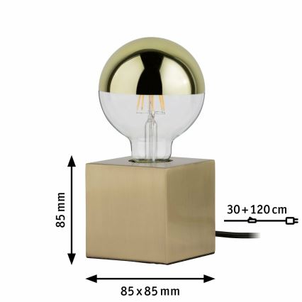Paulmann  79728 - 1xE27/20W Stolní lampa DILJA 230V