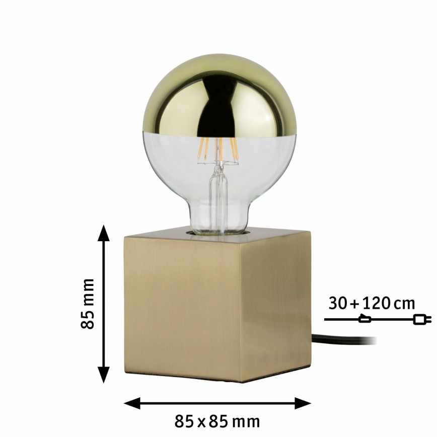 Paulmann  79728 - 1xE27/20W Stolní lampa DILJA 230V
