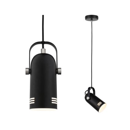 Paulmann 79766 - LED RGBW 1xE27/12W Lustr na lanku LAVEA 230V černá